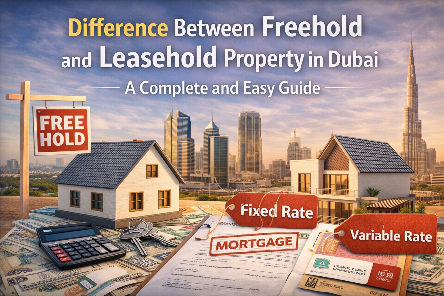 Difference Between Freehold and Leasehold Property in Dubai